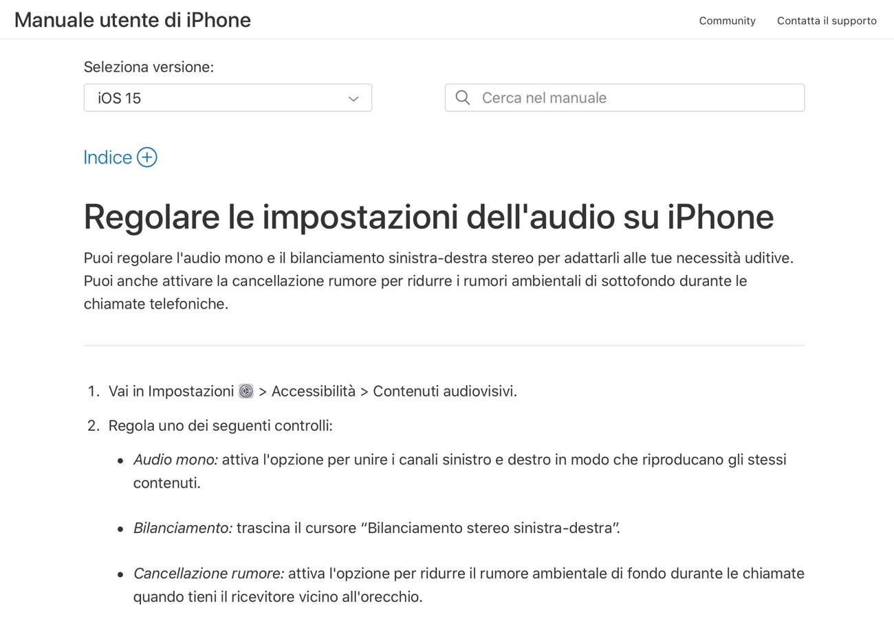 iphone 13 cancellazione rumore