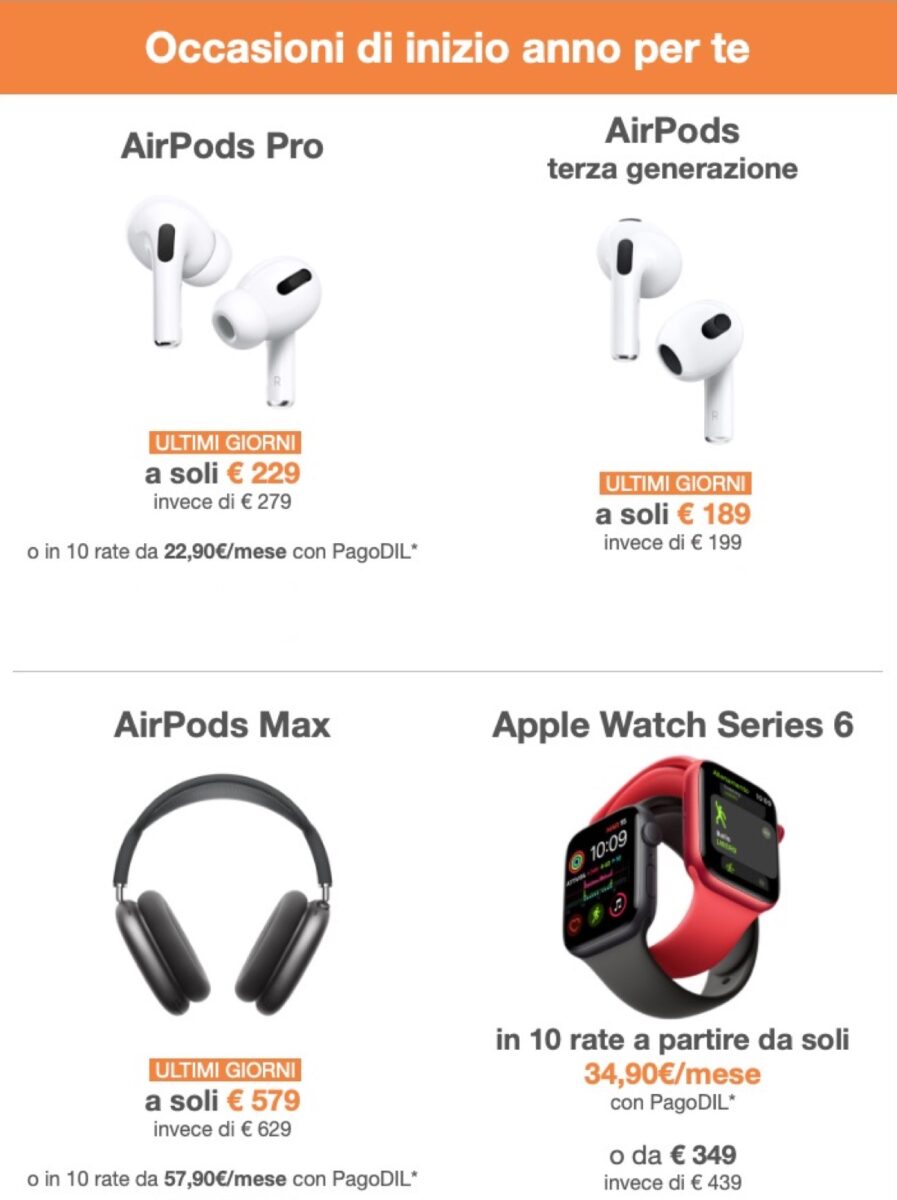 Juice sconta AirPods e AirPods Max per la Befana Juice sconta AirPods e AirPods Max per la Befana