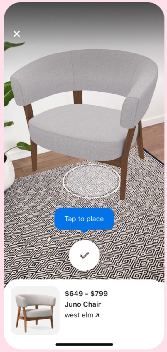 realtà aumentata pinterest