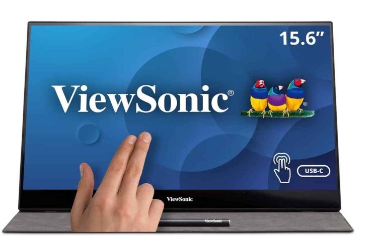 I monitor touch di ViewSonic compatibili con macOS Monterey