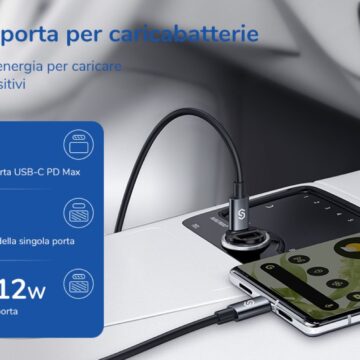 Syncwire XC672, caricatore invisibile per auto da 30 Watt