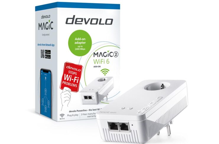 Devolo Magic 2, adattatore Powerline con WiFi 6