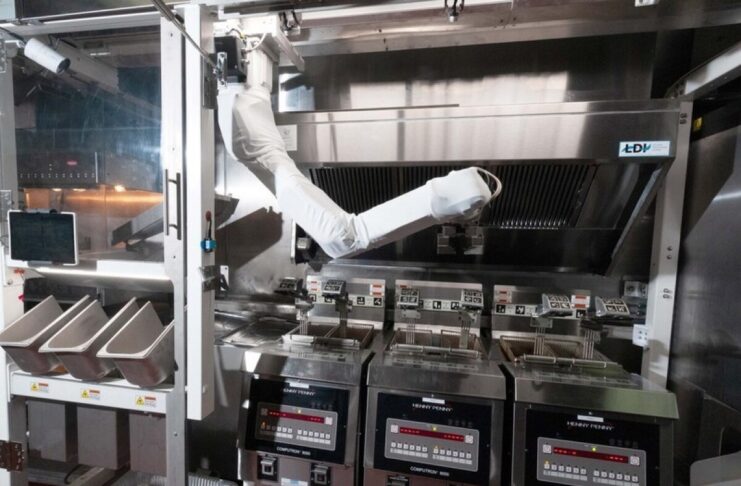 In USA arrivano i robot che girano gli hamburger sulla griglia