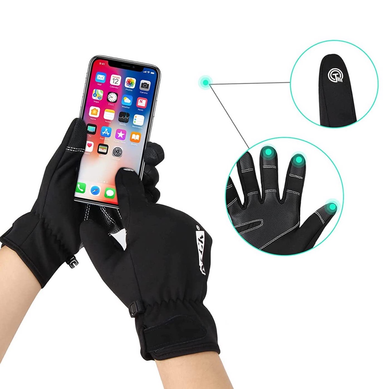 guanti invernali touch