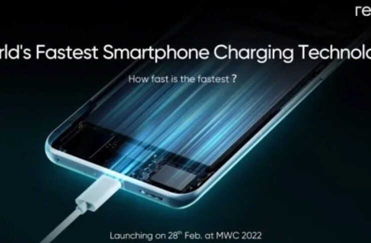 Realme svelerà la ricarica più veloce al mondo al MWC 2022