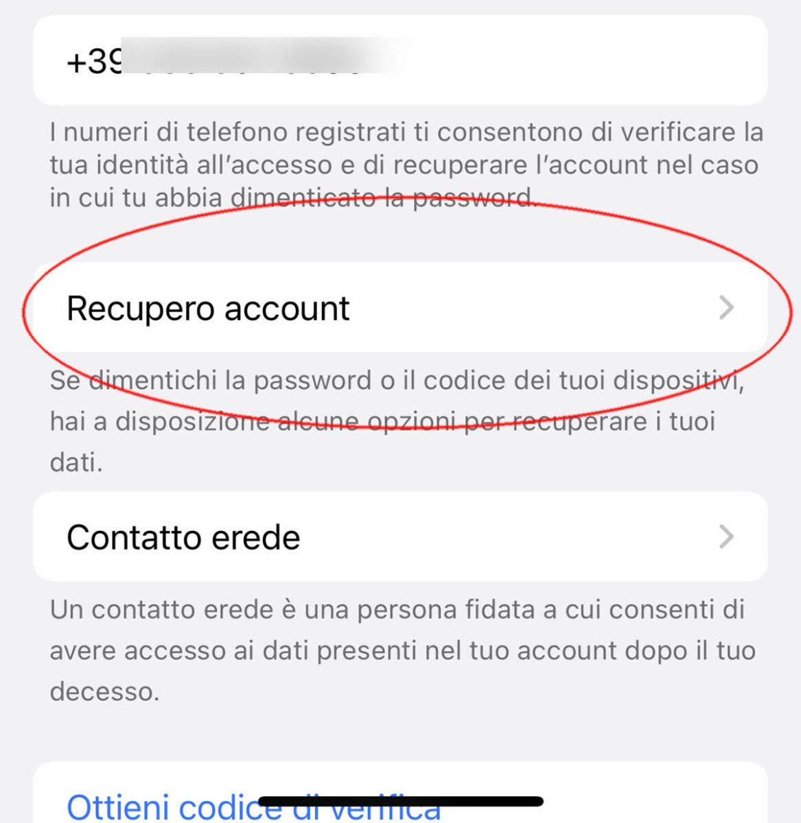 Come evitare problemi con l’ID Apple impostando un contatto di recovering