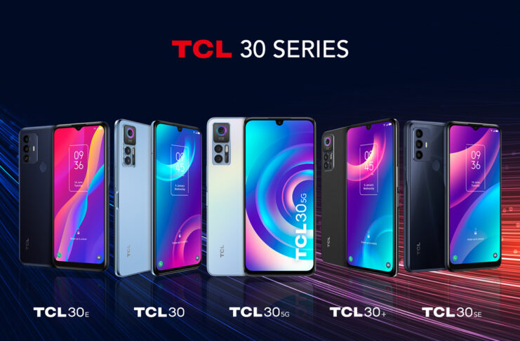 TCL amplia la Serie 30 e lancia cinque nuovi smartphone