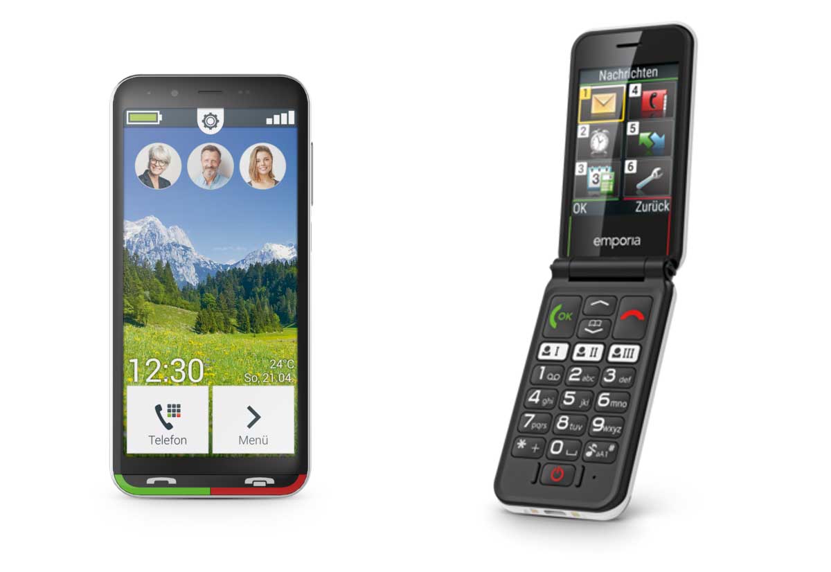 Due nuovi telefoni per anziani da emporia Telecom a MWC 2022 