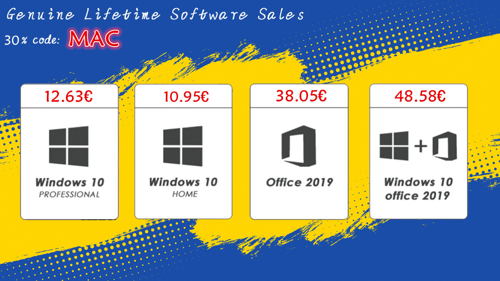 Solo 10 € Windows 10 e 22 € Microsoft Office, licenze a vita: risparmia il 91% nei saldi di febbraio