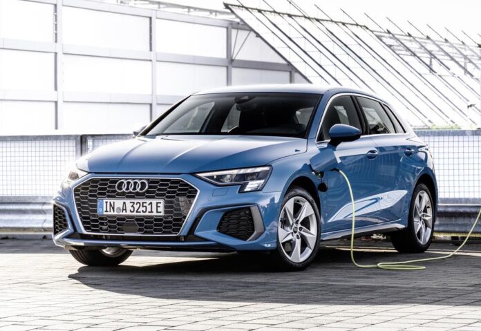 Audi A3 Sportback TFSI e: tempi di ricarica ridotti del 25%