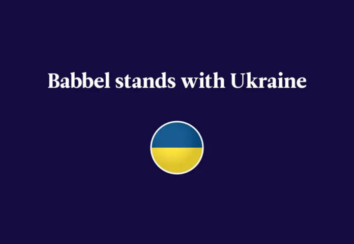 Babbel, corsi gratuiti apprendimento lingue per i rifugiati ucraini