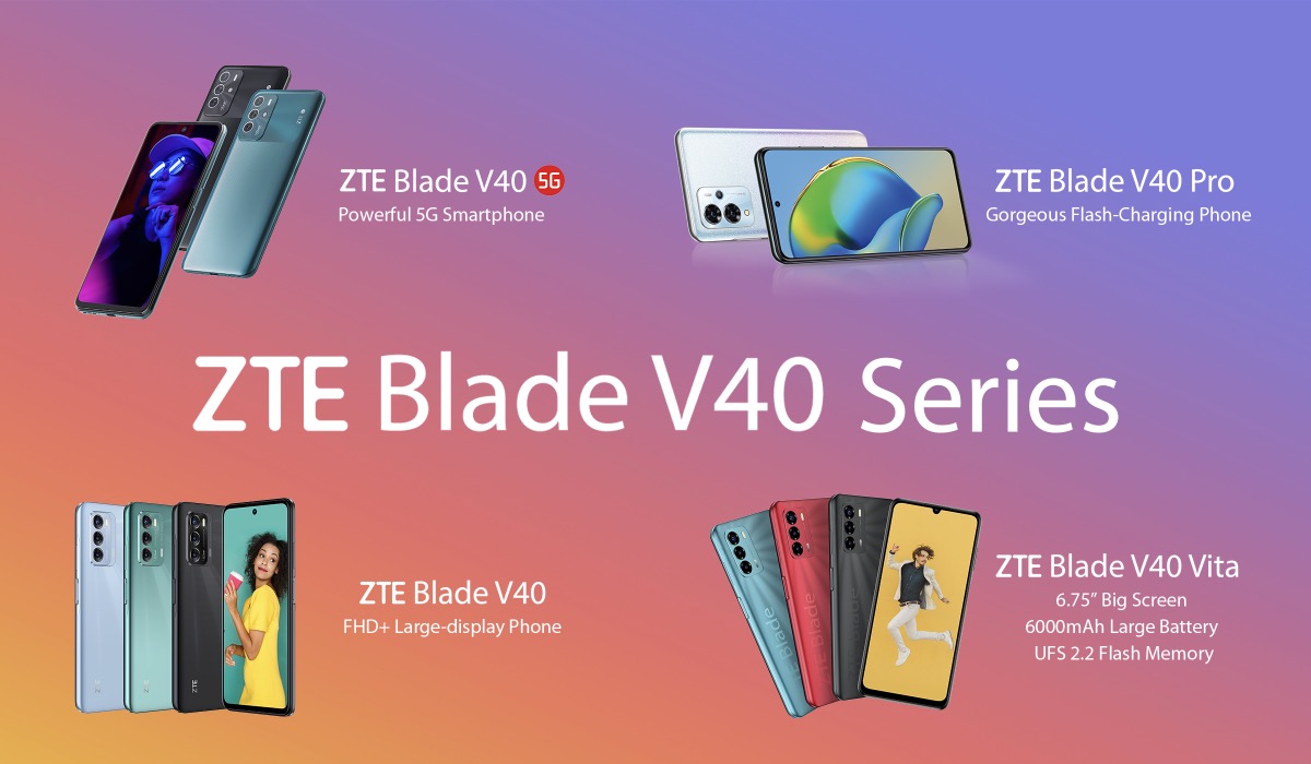 Al MWC 2022 ZTE lancia i nuovi smartphone della serie Hero Blade V40