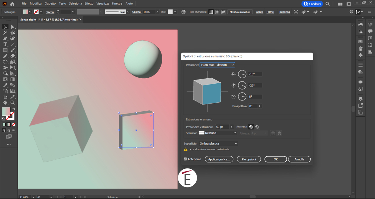 Il 3D di Adobe Illustrator, cosa cambia rispetto al passato