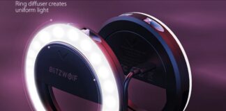 Da BlitzWolf l’anello LED per da 800 lumen per vlog e selfie perfetti, a 7,29 euro