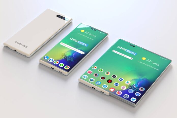 Samsung, il primo dispositivo arrotolabile atteso nel 2022