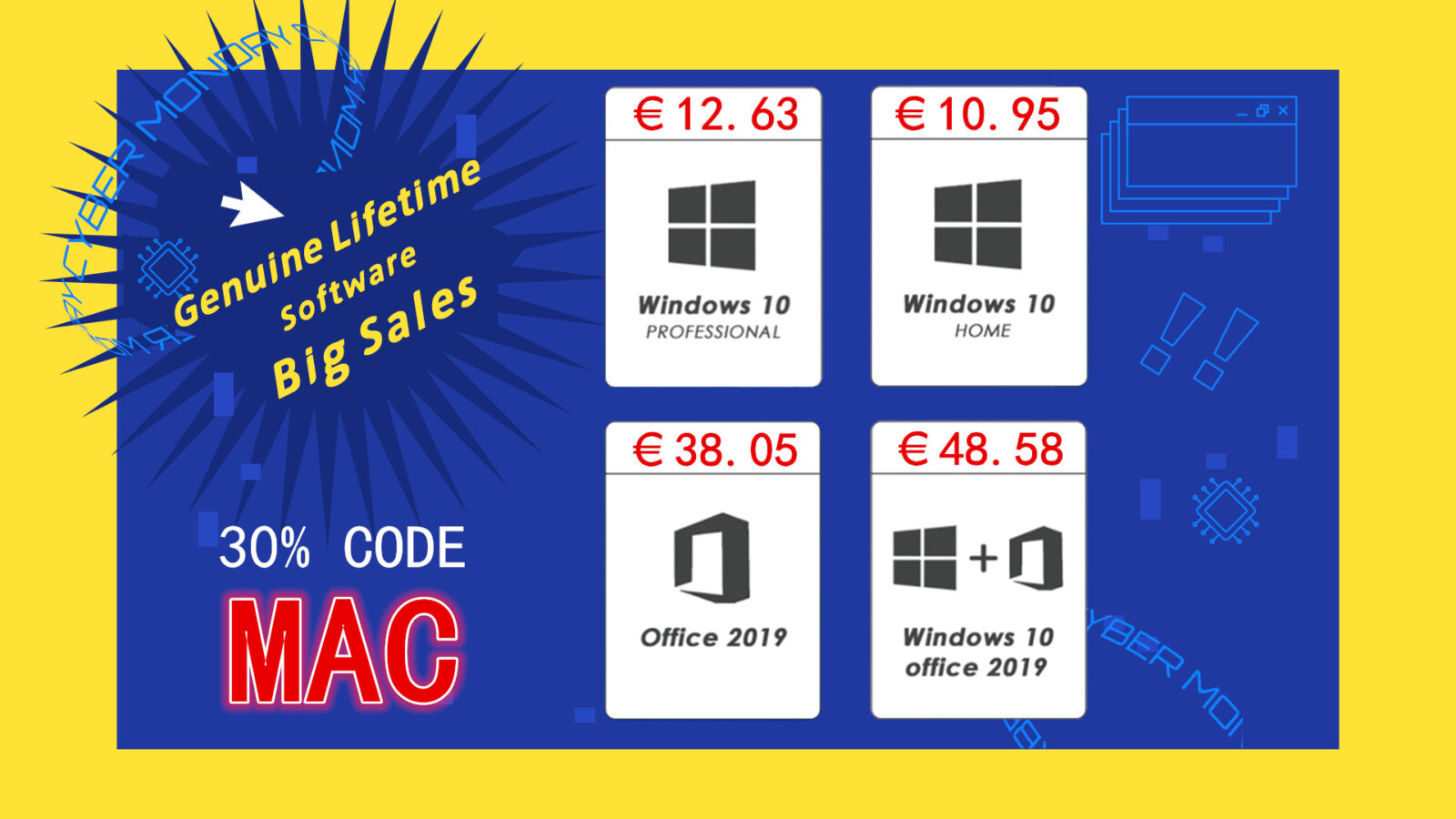 Solo 10 € Windows 10 e 22 € Microsoft Office, licenze a vita: risparmia il 91% per gli sconti di marzo