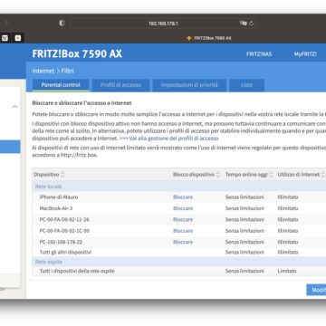 Recensione Fritz!Box 7590 AX, modem-router Wi-Fi 6 super versatile