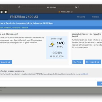 Recensione Fritz!Box 7590 AX, modem-router Wi-Fi 6 super versatile