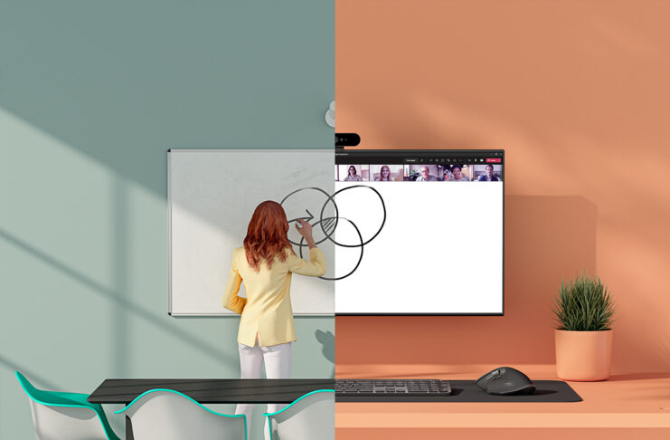 Recensione Logitech Scribe, la webcam che si crede una lavagna