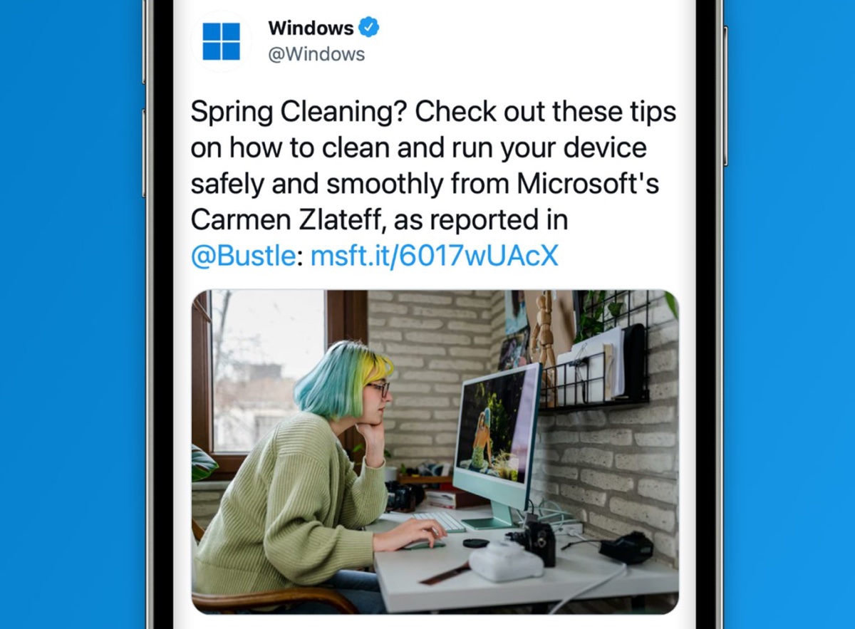 Microsoft cancella il post ufficiale con la foto di iMac M1