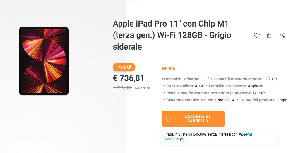 iPad ai minimi di sempre con la promo No IVA su Unieuro