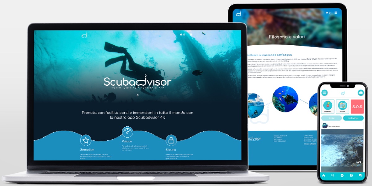 Scubadvisor è la prima app dedicata alle immersioni