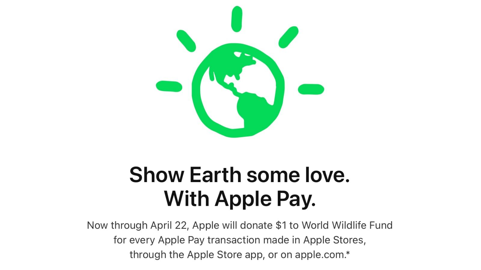 La settimana verde di Apple per la Giornata della Terra
