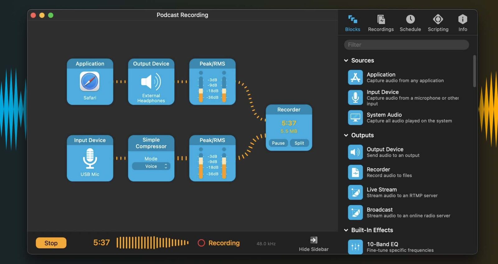 Audio Hijack 4, migliora ancora l’utility audio per Mac