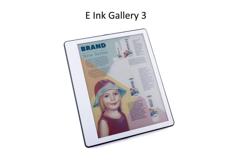 E Ink, nuova generazione di pannelli ePaper a colori