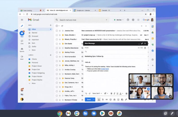 Google Meet, le video chat approdano in Docs