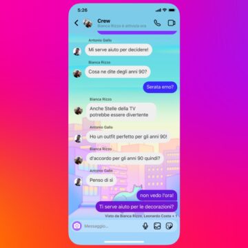 Instagram porta invio rapido e condivisione musica in Italia