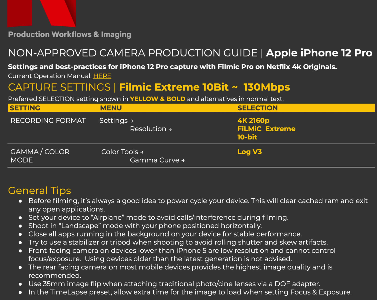 Netflix ora permette di usare gli iPhone per produrre contenuti sui set Netflix ora permette di usare gli iPhone per produrre contenuti sui set