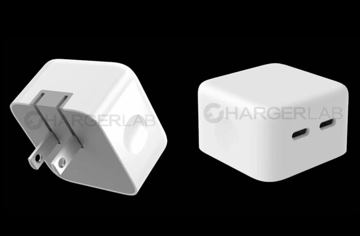 Le foto del presunto nuovo alimentatore USB-C con due porte di Apple