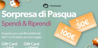 Sorpresa di Pasqua su TrenDevice: Spendi & Riprendi fino a 100€ in Gift Card, acquistando uno o più Ricondizionati