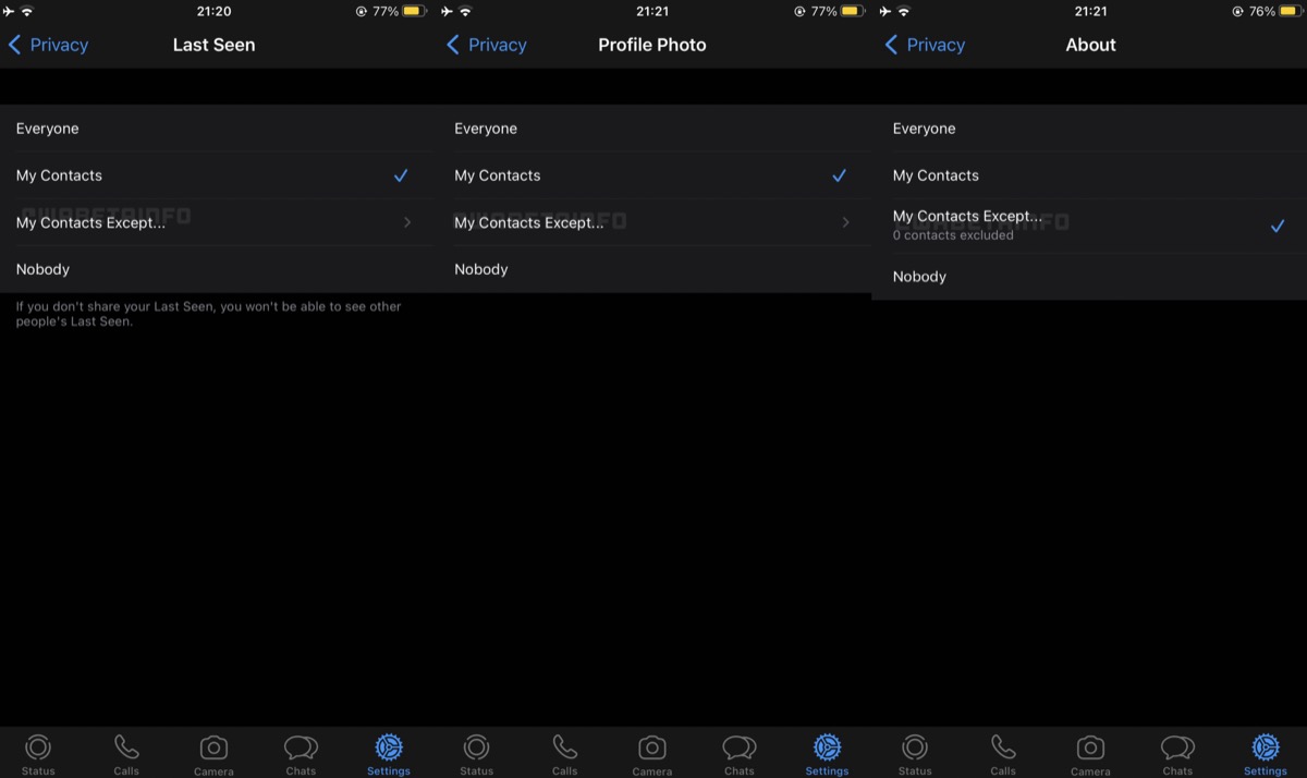 WhatsApp consentirà di nascondere l’ultimo accesso a contatti specifici