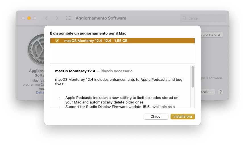 Agli sviluppatori le Release Candidate di macOS Monterey 12.4,  iOS 15.5 e iPadOS 15.5