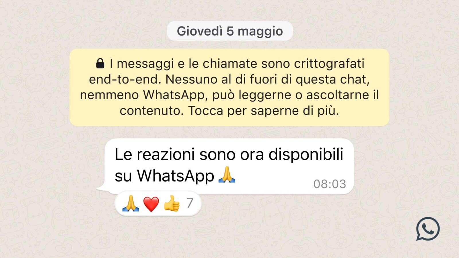 WhatsApp, condivisione file più pesanti, gruppi più grandi e reazioni WhatsApp, condivisione file più pesanti, gruppi più grandi e reazioni