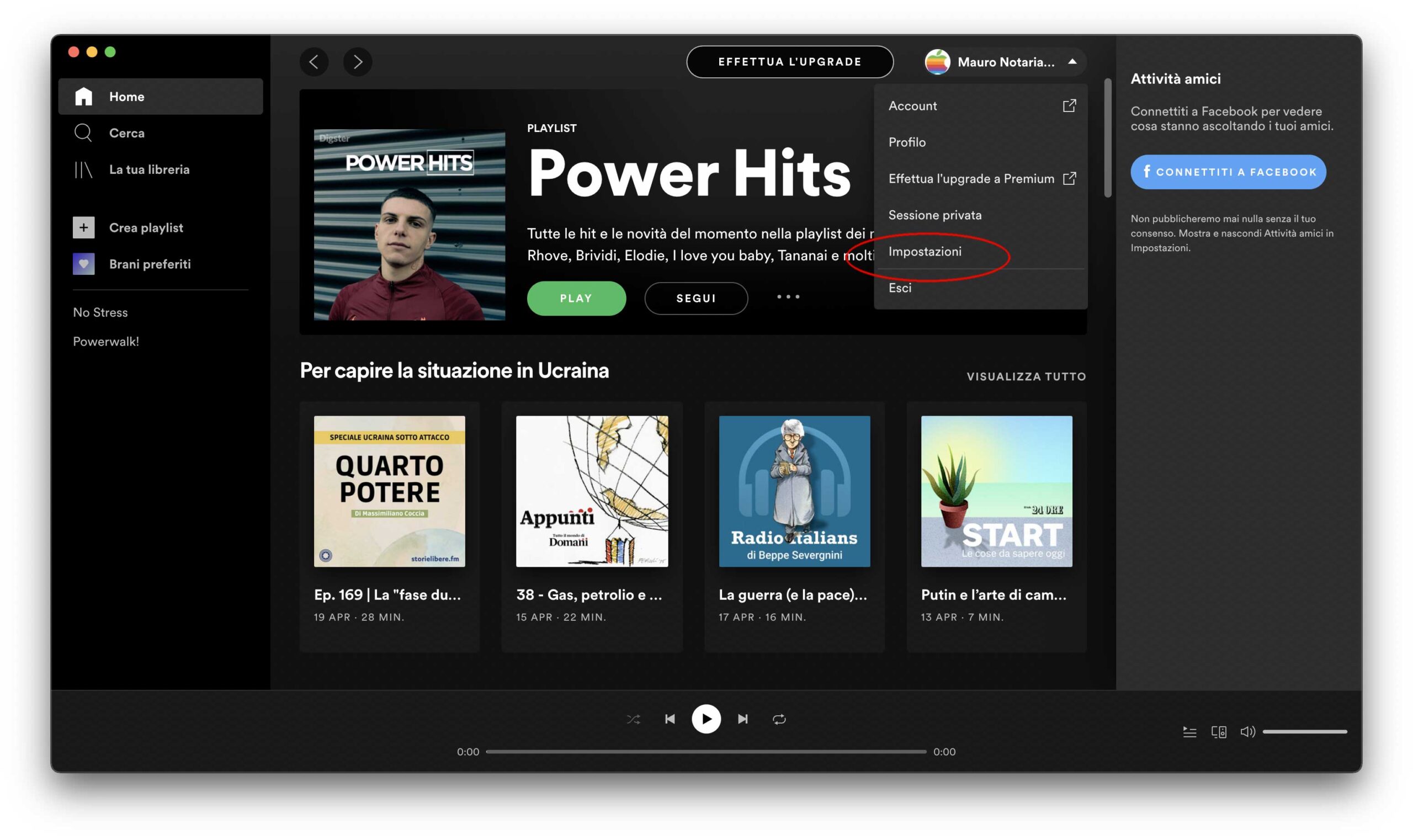 Come impedire il lancio automatico di Spotify all’avvio del Mac