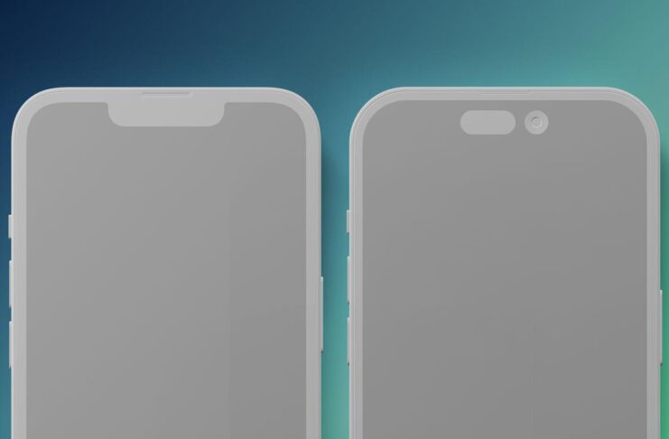 iPhone 15 previsti tutti con linea e punto al posto del notch