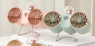 Estate al fresco con il mini ventilatore a doppia elica a 22 euro