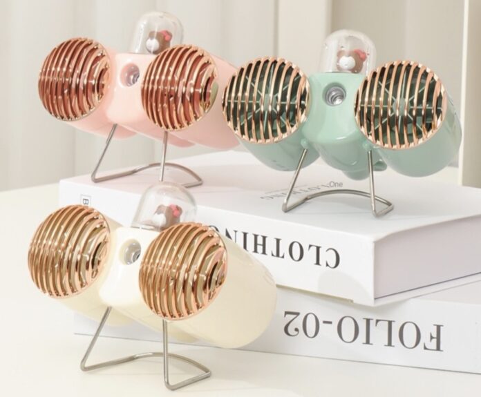 Estate al fresco con il mini ventilatore a doppia elica a 22 euro