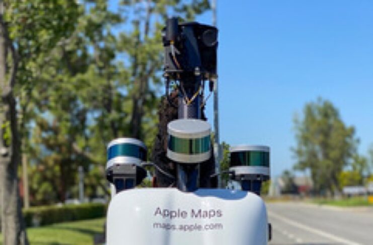 Apple Mappe usa nuovi zaini per raccogliere foto e dati in Italia