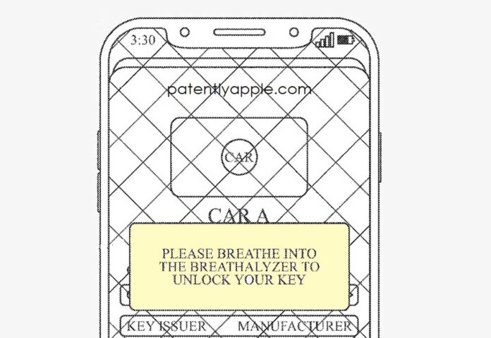 In un brevetto Apple il Car Key con test dell’etilometro