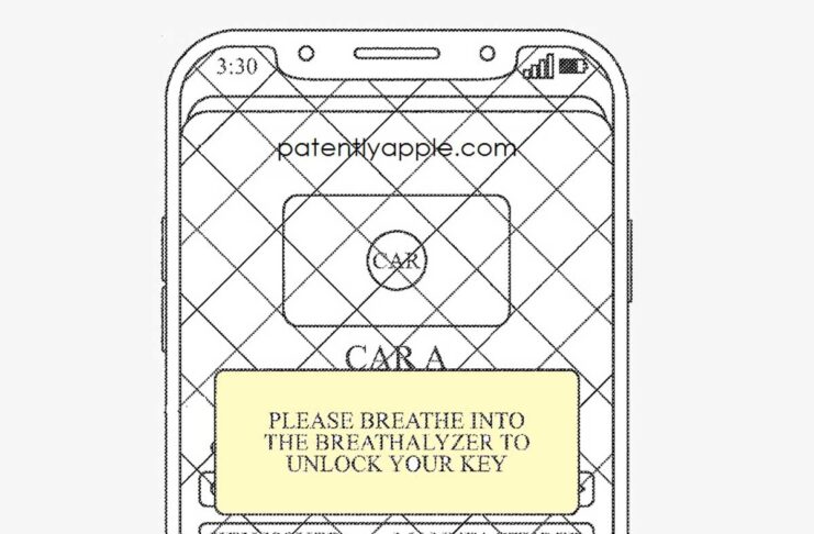 In un brevetto Apple il Car Key con test dell’etilometro