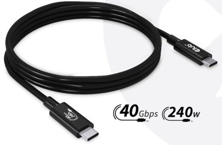 Avvistati i primi cavi USB-C fino a 240W e 40Gbps