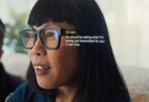 Google, un concept di occhiali AR per tradurre in tempo reale cosa dice l’interlocutore