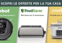 Offerte Amazon su iRobot, Foodsaver e Crockpot per la casa fino al 22 maggio Offerte su iRobot, Foodsaver e Crockpot fino al 22 maggio