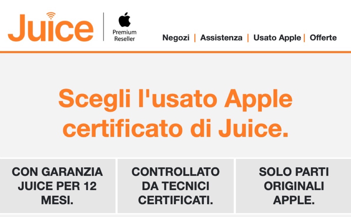 Juice, tre ragioni per scegliere l’usato certificato Juice Juice, tre ragioni per scegliere l’usato certificato Juice