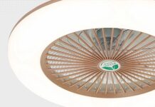 Lampada a soffitto con ventilatore incorporato in sconto a 71,44 euro Bozza automatica