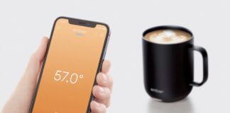 La tazza Ember regola la temperatura del caffè da iPhone